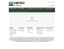 Tablet Screenshot of empiricfunds.com